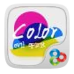 color evil golauncher ex theme android application logo